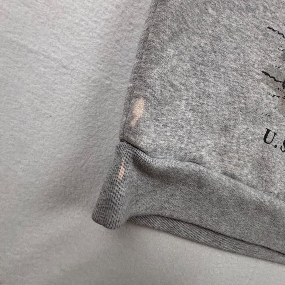 Hollister St. Thomas Virgin Islands Sailboat Sweatshirt Gray Women's Large - Picture 4 of 8